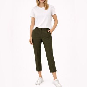 Theory Olive Green Ankle Pants